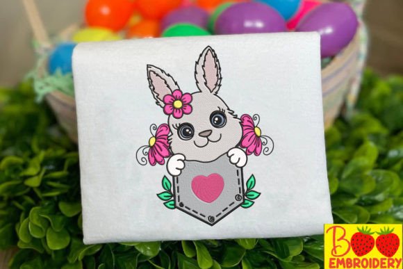 Cute Rabbit on the Bag