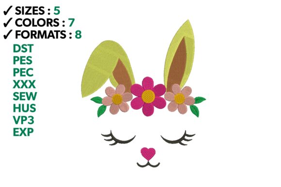 Easter Floral Bunny