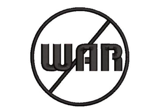 Hippie No War Sign