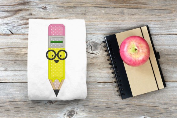 Pencil Nerd Applique