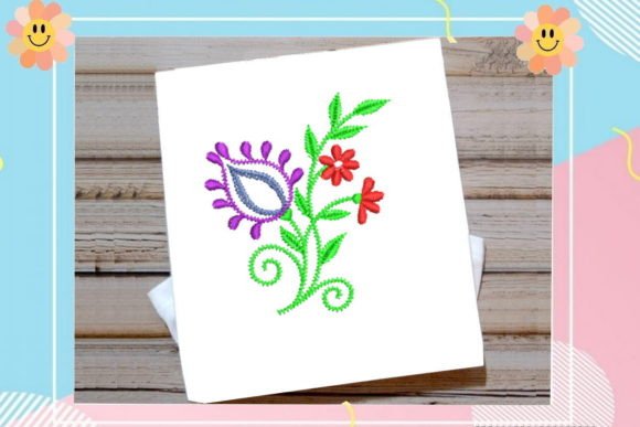 Purple and Red Flower