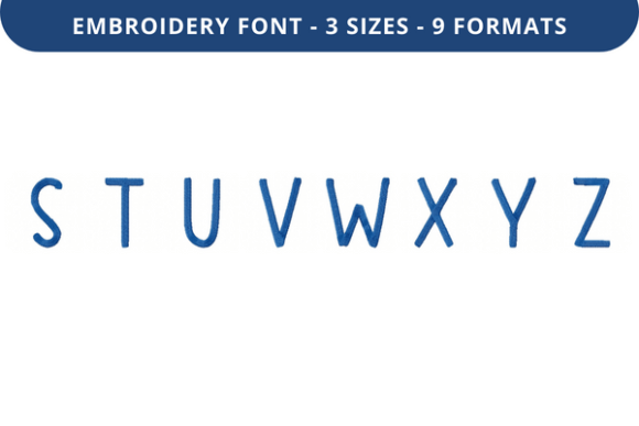 Sunny Box Font S to Z Review for Embroidery Sellers
