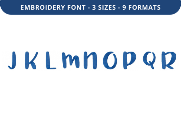 Tropic Berry Font J to R Review for Seasonal Embroidery