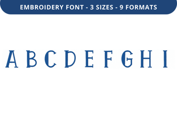 Weather Bee Font a to I Review for Embroidery Projects